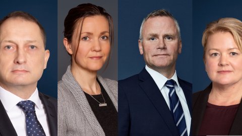 Disse blir ledere i den nye organiseringen av statsadvokatene